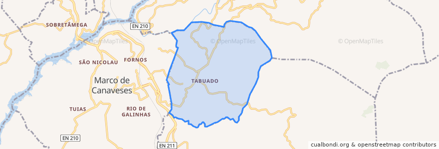 Mapa de ubicacion de Tabuado.