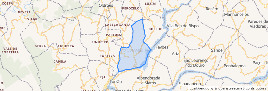 Mapa de ubicacion de Rio de Moinhos.