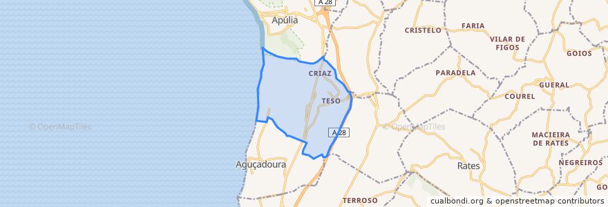 Mapa de ubicacion de Estela.