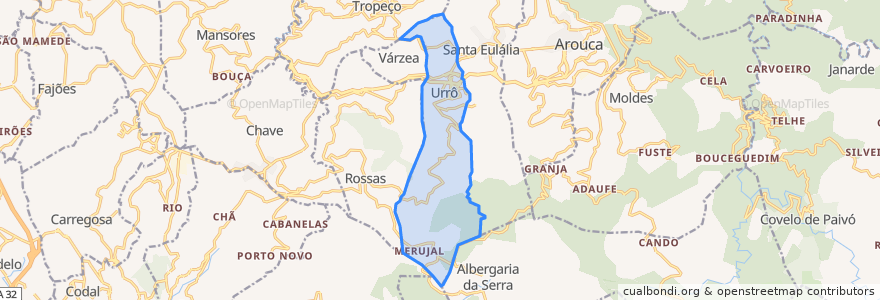 Mapa de ubicacion de Urrô.