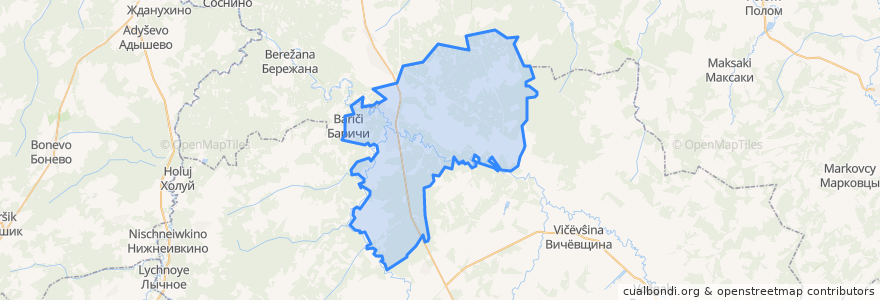 Mapa de ubicacion de Речное сельское поселение.