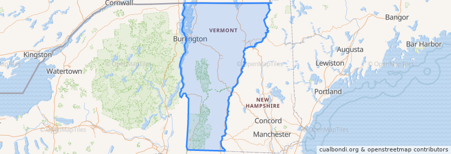 Mapa de ubicacion de ورمانت.