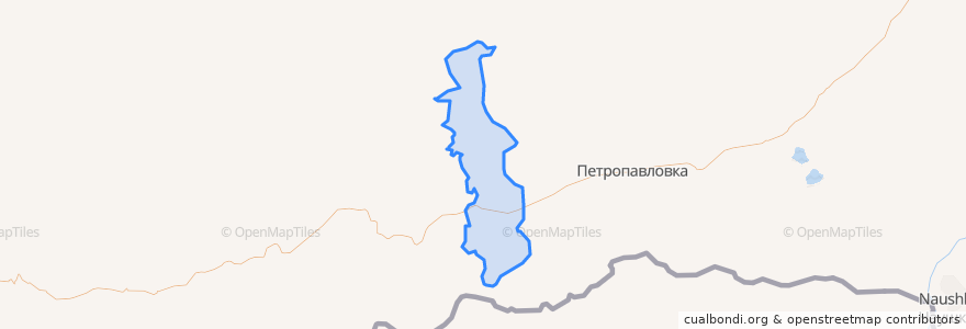 Mapa de ubicacion de Оёрское сельское поселение.