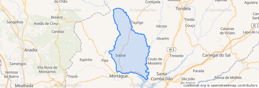 Mapa de ubicacion de Sobral.