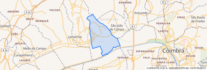 Mapa de ubicacion de São Silvestre.