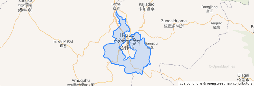 Mapa de ubicacion de 那吾镇 སྣ་འོག་གྲོང་རྡལ།.