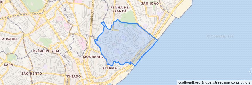 Mapa de ubicacion de São Vicente.