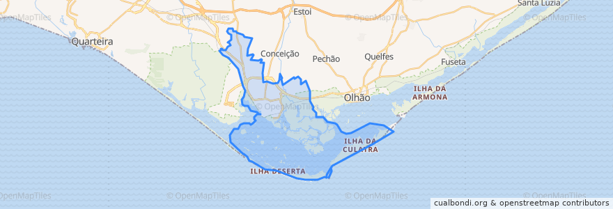 Mapa de ubicacion de Faro (Sé e São Pedro).