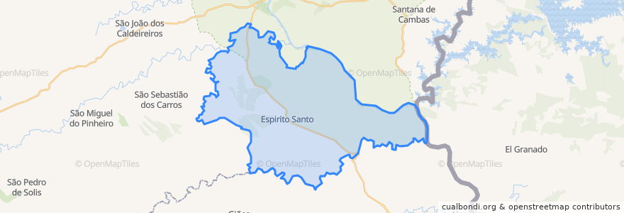 Mapa de ubicacion de Espírito Santo.