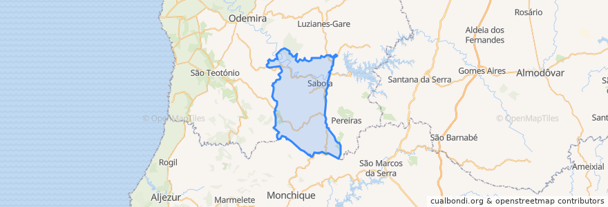 Mapa de ubicacion de Saboia.