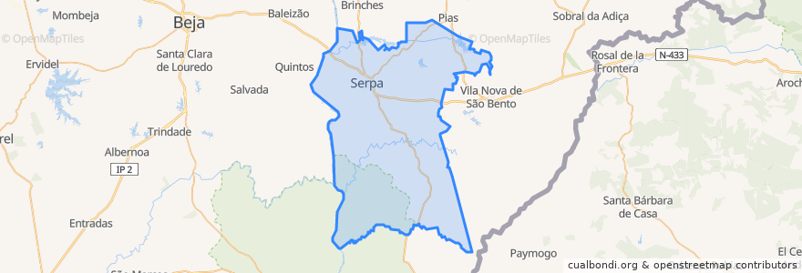 Mapa de ubicacion de سرپا.