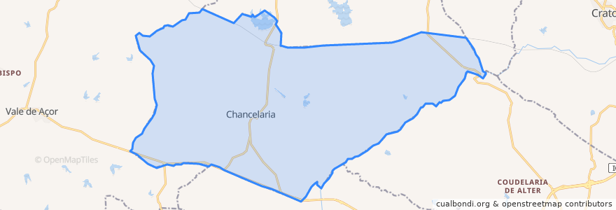 Mapa de ubicacion de Chancelaria.