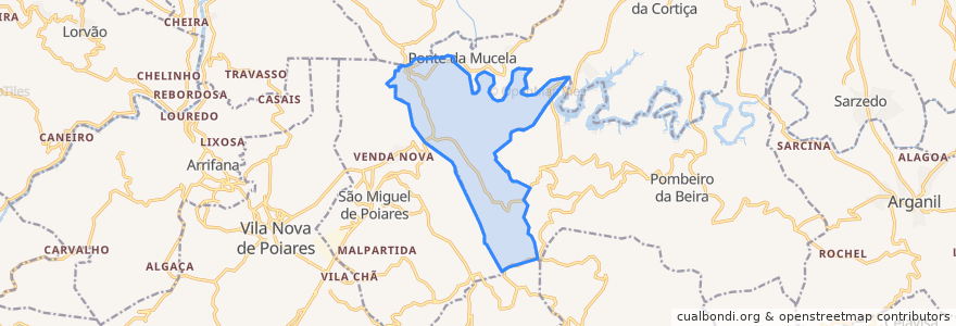 Mapa de ubicacion de Lavegadas.