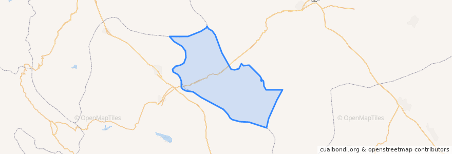 Mapa de ubicacion de شهرستان ابرکوه.