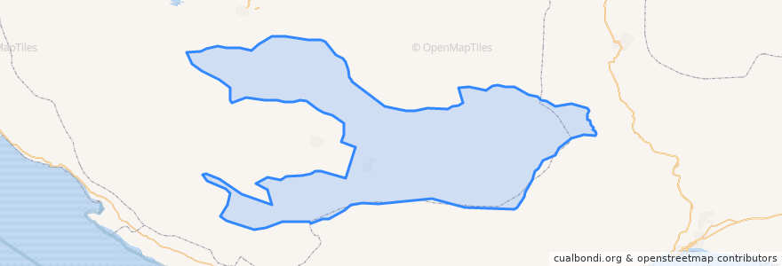 Mapa de ubicacion de شهرستان لارستان.