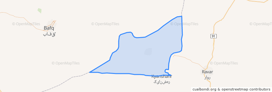 Mapa de ubicacion de بخش مرکزی.