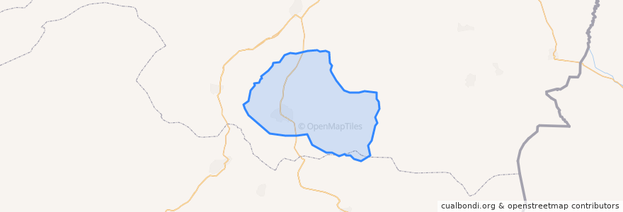 Mapa de ubicacion de بخش مرکزی شهرستان گناباد.