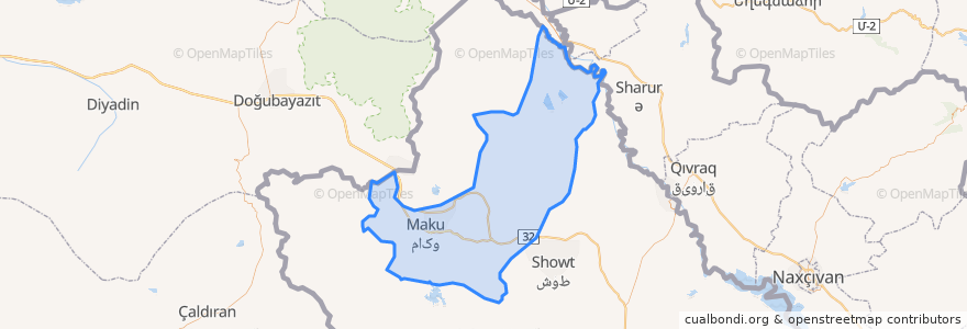 Mapa de ubicacion de بخش مرکزی.