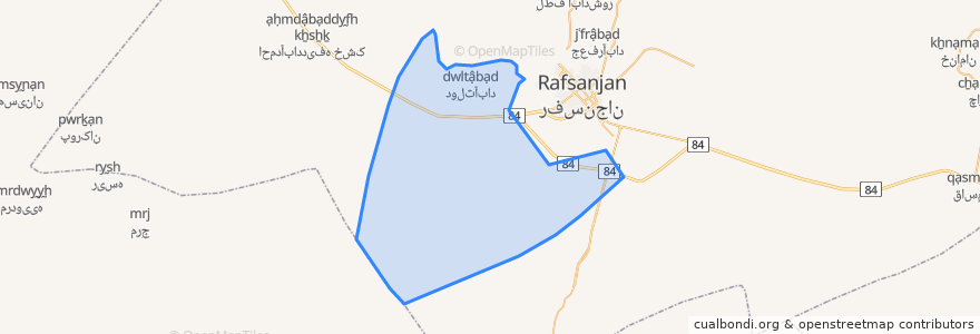 Mapa de ubicacion de دهستان اسلامیه.