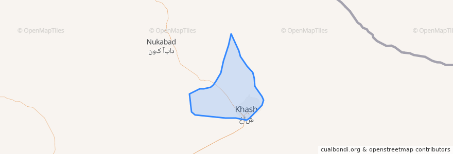 Mapa de ubicacion de دهستان اسماعیل‌آباد.