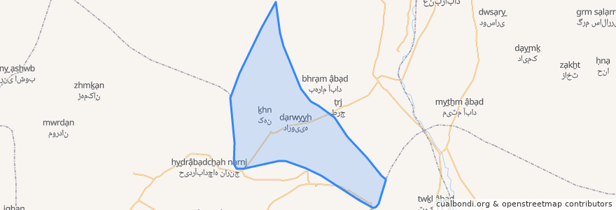 Mapa de ubicacion de دهستان اسماعیلی.