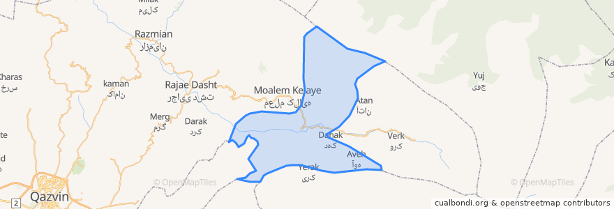 Mapa de ubicacion de دهستان الموت بالا.