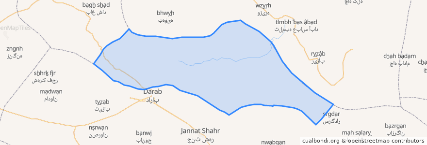 Mapa de ubicacion de دهستان بالش.