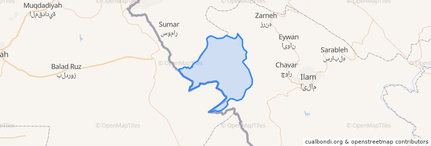 Mapa de ubicacion de دهستان بولی.