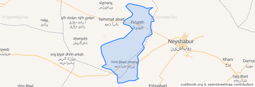 Mapa de ubicacion de دهستان تخت جلگه.