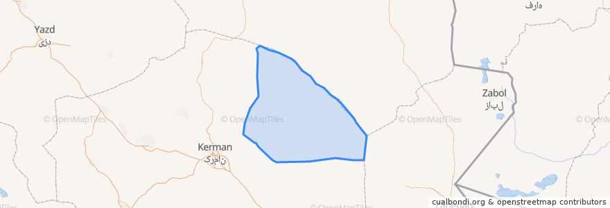 Mapa de ubicacion de دهستان تکاب.