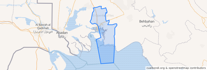 Mapa de ubicacion de دهستان جراحی.