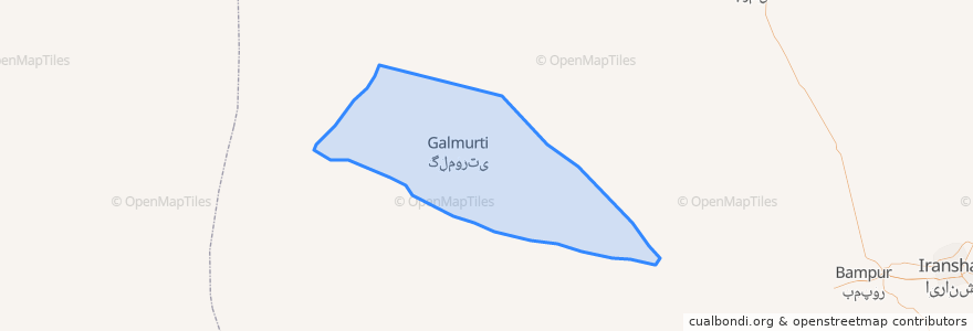 Mapa de ubicacion de دهستان دلگان.