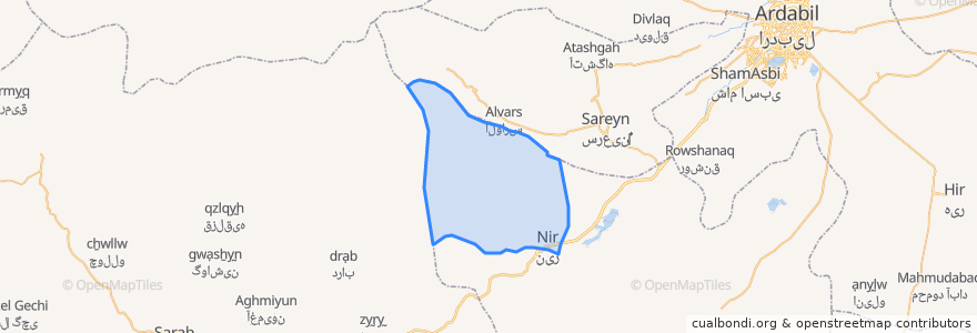 Mapa de ubicacion de دهستان دورسونخواجه.