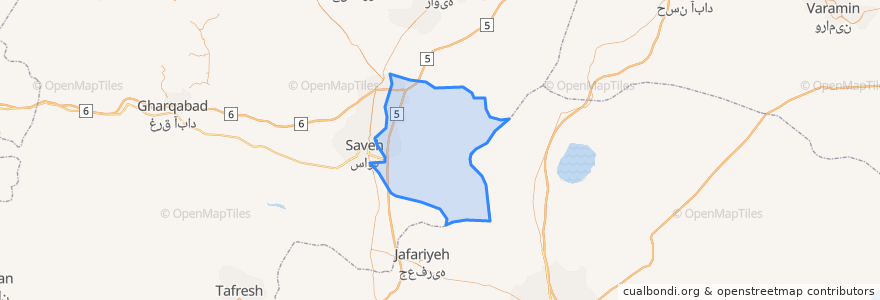 Mapa de ubicacion de دهستان طراز ناهید.