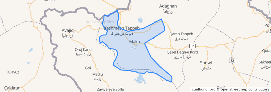 Mapa de ubicacion de دهستان قلعه دره سی.