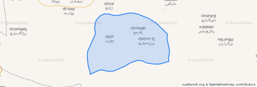 Mapa de ubicacion de دهستان کاکاشرف.