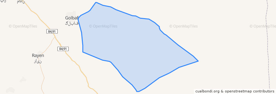 Mapa de ubicacion de دهستان کشیت.