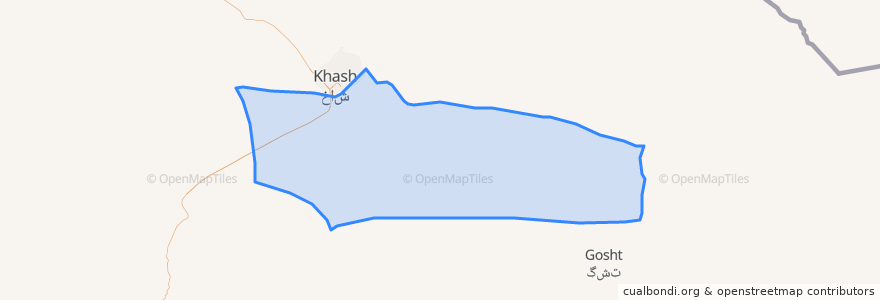 Mapa de ubicacion de دهستان کوه سفید.