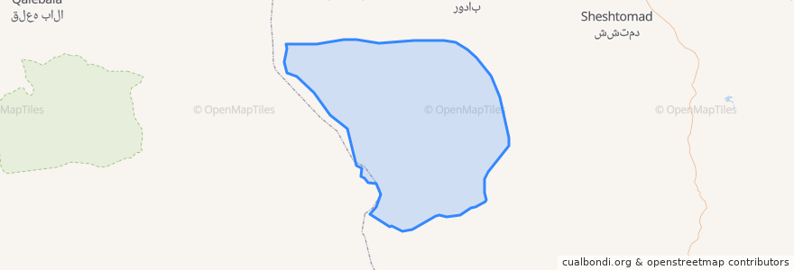 Mapa de ubicacion de دهستان کوه همائی.