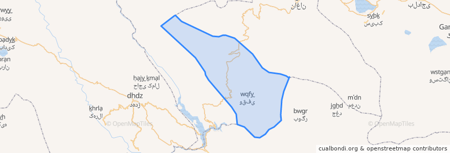 Mapa de ubicacion de دهستان میانکوه.