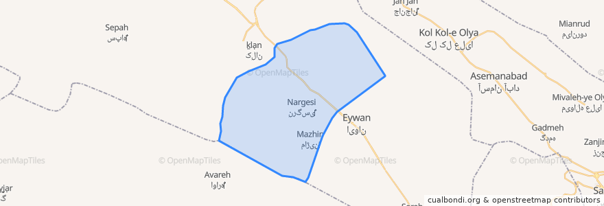 Mapa de ubicacion de دهستان نبوت.