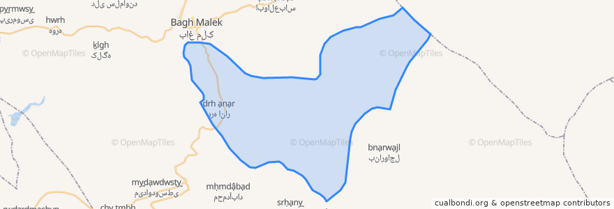 Mapa de ubicacion de دهستان هپرو.