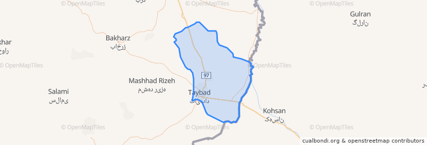 Mapa de ubicacion de دهستان پائین ولایت.