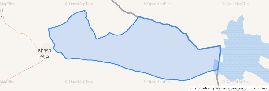 Mapa de ubicacion de دهستان پشتکوه.