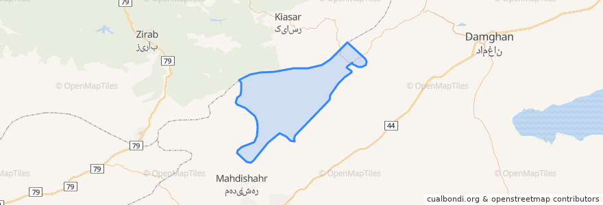 Mapa de ubicacion de دهستان پشتکوه.