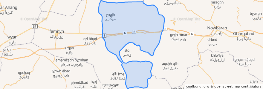 Mapa de ubicacion de دهستان پیشخور.