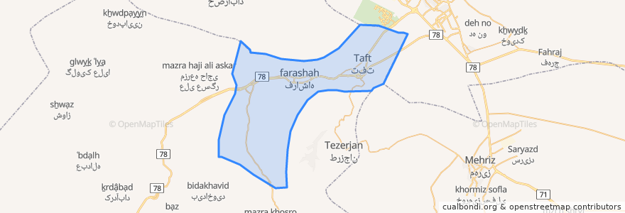 Mapa de ubicacion de دهستان پیشکوه.