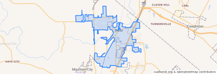 Mapa de ubicacion de Buda.