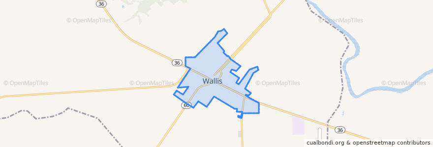 Mapa de ubicacion de Wallis.