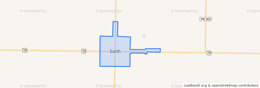 Mapa de ubicacion de Earth.